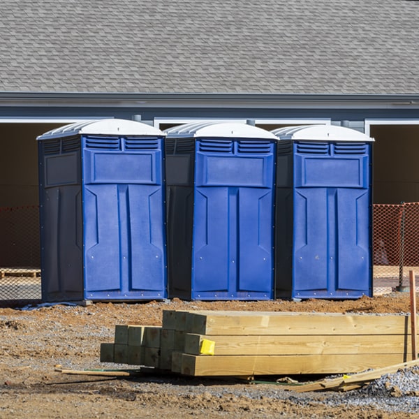 are there any restrictions on where i can place the porta potties during my rental period in Como WI